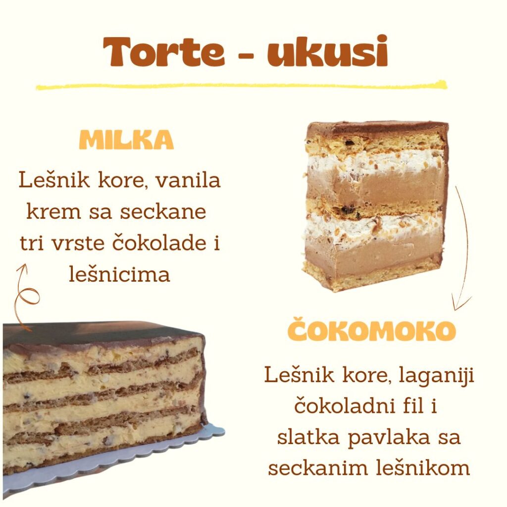 Torte - ukusi